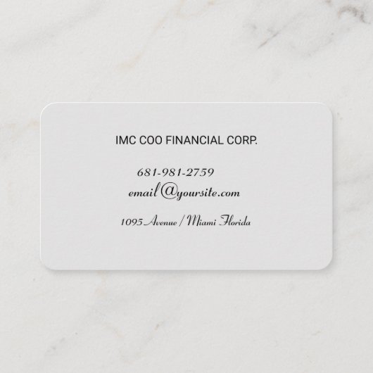 Visitekaartjes (Achterkant)