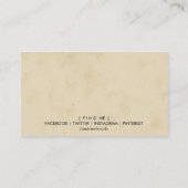 Visitekaartjes | A-monogram (Achterkant)