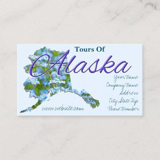 Visitekaartjes - ALASKA (Voorkant)