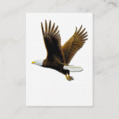 visitekaartjes, Amerikaanse Bald Eagle Visitekaartje (Achterkant)