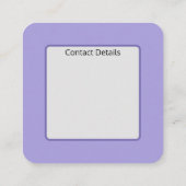 VISITEKAARTJES ART&DESIGN STIJL (Achterkant)