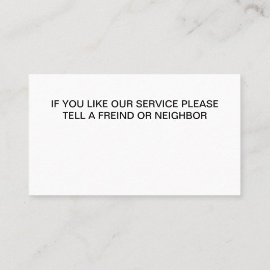 Visitekaartjes auto's automatisch specificeren (Achterkant)