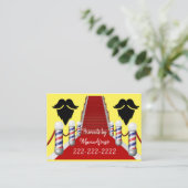 Visitekaartjes, Barbershop-Visitekaartjes Visitekaartje (Staand voorkant)