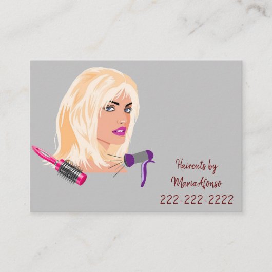 Visitekaartjes, Beauty Salon Visitekaartjes (Voorkant)