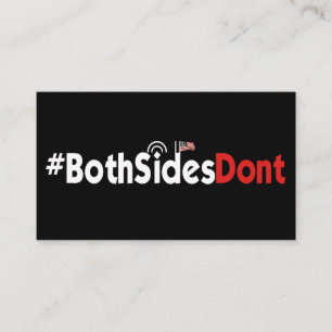 visitekaartjes - #BeideSidesDont