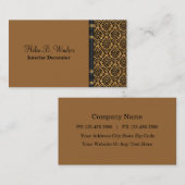 Visitekaartjes binnenste decorator (Voorkant / Achterkant)