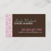 Visitekaartjes Cake Designer (Achterkant)