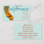 VISITEKAARTJES - CALIFORNIË (Voorkant / Achterkant)