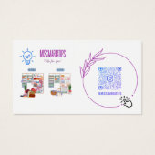 Visitekaartjes: de kaart van het grootteprofiel, 3 (Voorkant)