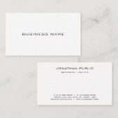 Visitekaartjes Elegant Modern Professional (Voorkant / Achterkant)