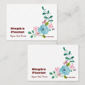 Visitekaartjes, Florist Floral Visitekaartjes (Voorkant / Achterkant)