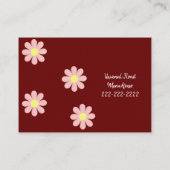 Visitekaartjes, Florist Floral Visitekaartjes (Achterkant)