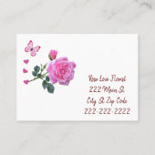 Visitekaartjes, Florist Floral Visitekaartjes (Achterkant)