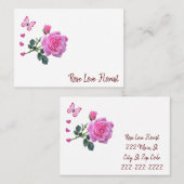Visitekaartjes, Florist Floral Visitekaartjes (Voorkant / Achterkant)
