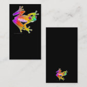 VISITEKAARTJES - FROG POP ART (Voorkant / Achterkant)