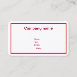 Visitekaartjes Gepersonaliseerd