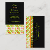 Visitekaartjes glazen mozaïeken (Voorkant / Achterkant)