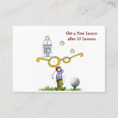 Visitekaartjes, Golfles Visitekaartjes (Achterkant)