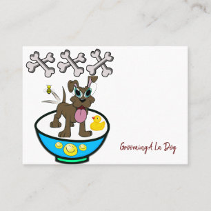 Visitekaartjes, groeiend hond Visitekaartjes