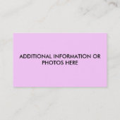 VISITEKAARTJES - Heart Felt (Achterkant)