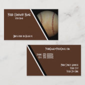 visitekaartjes honkbal (Voorkant / Achterkant)