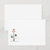 Visitekaartjes ikebana (Voorkant / Achterkant)