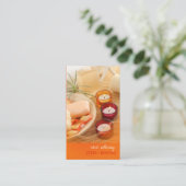 Visitekaartjes in de ruimte (Staand voorkant)