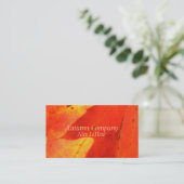 Visitekaartjes in het najaar (Staand voorkant)