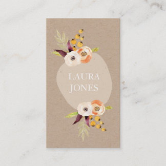 Visitekaartjes in het najaar van Floral