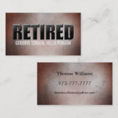 Visitekaartjes in ruste (Voorkant / Achterkant)