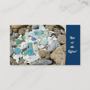 Visitekaartjes in ruste, niet bij de Kantoor stran