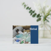 visitekaartjes in ruste ruggengraat (Staand voorkant)