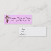 Visitekaartjes inspuiten (Voorkant / Achterkant)