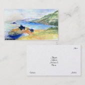 VISITEKAARTJES - KUNSTSTS EDITION - "SHORELINE" (Voorkant / Achterkant)