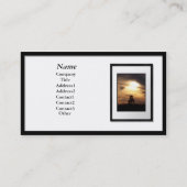 visitekaartjes - Lijst van het zwarte Afbeelding ( (Voorkant)