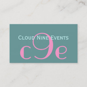 Visitekaartjes Logo voor gebeurtenisplanner