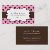 Visitekaartjes met een stip (Voorkant / Achterkant)