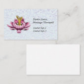 Visitekaartjes met gepersonaliseerde massagetherap (Voorkant / Achterkant)