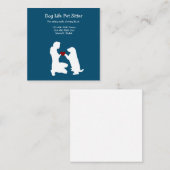 Visitekaartjes met het thema Pet Sitter (Voorkant / Achterkant)