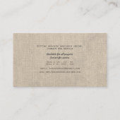 Visitekaartjes met kant en overlapping voor vrouw (Achterkant)