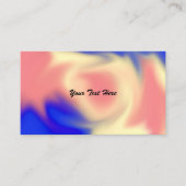 Visitekaartjes met kleurrijke slib (Voorkant)