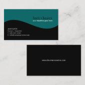 Visitekaartjes met kool golven (Voorkant / Achterkant)