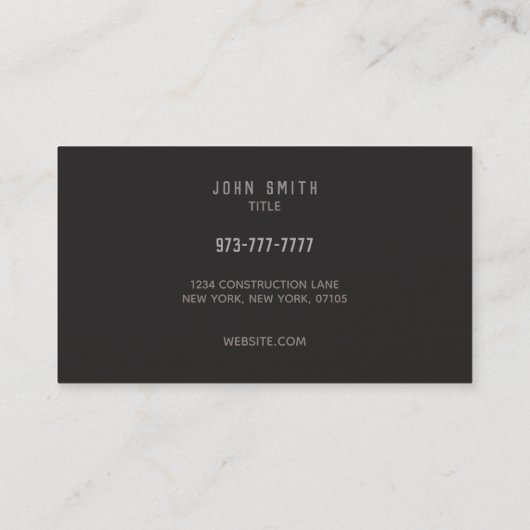 Visitekaartjes met koppelingslogans (Achterkant)