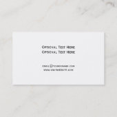 Visitekaartjes met maag en zwarte strepen (Achterkant)