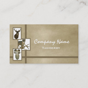 Visitekaartjes met meervoudige Taxidermaten ~ D2 T