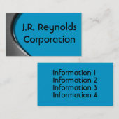 Visitekaartjes met metalen kromme (Voorkant / Achterkant)