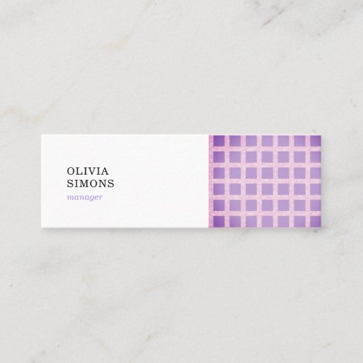 Visitekaartjes met patroon (Voorkant)