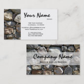 Visitekaartjes met ronde toon (Voorkant / Achterkant)