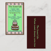 Visitekaartjes met snoepjes (Voorkant / Achterkant)