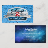 Visitekaartjes met wielwaslogans (Voorkant / Achterkant)